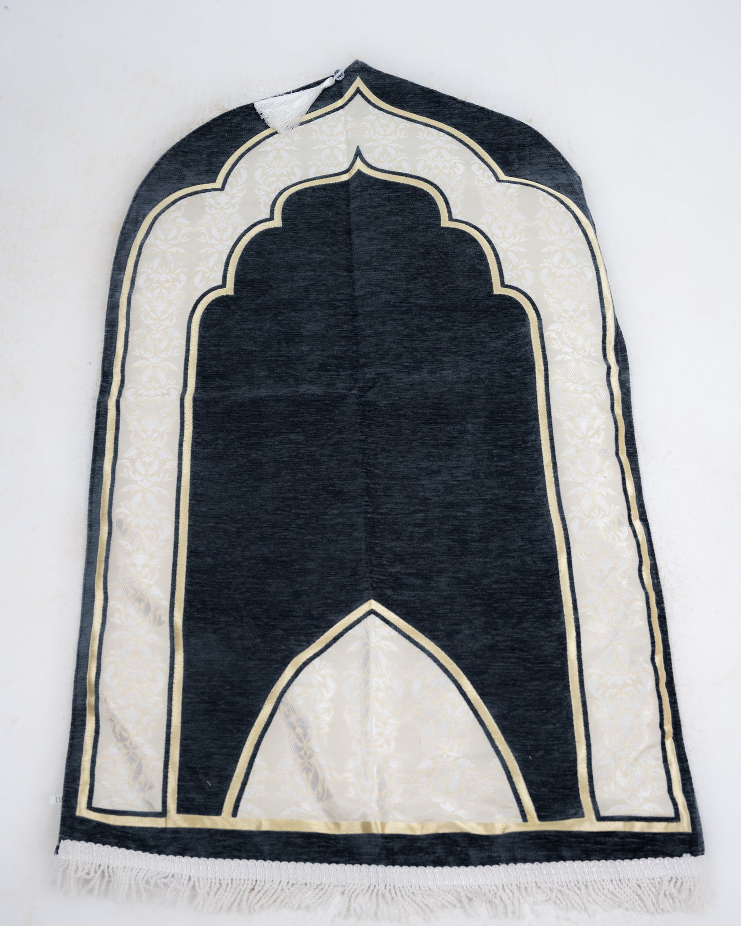 سجادة الصلاة رصاصي غامق