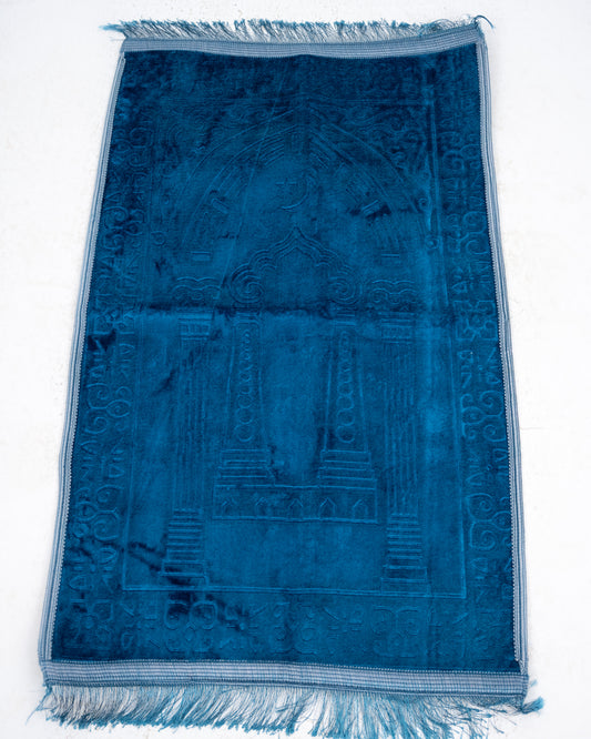 Velvet Prayer Mat Royal Blue