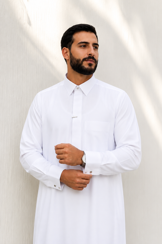 ثوب خليجي قطن فاخر