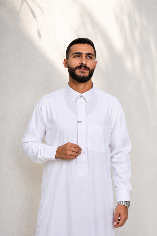 ثوب خليجي قطن فاخر